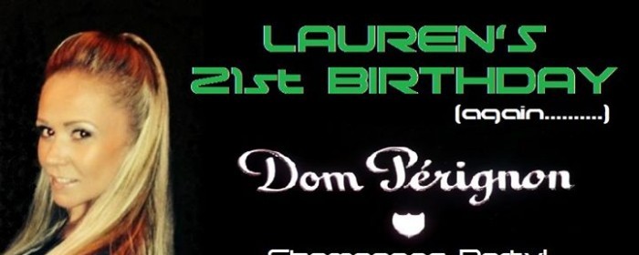 LAUREN'S BIRTHDAY & DOM PERIGNON "LUMINOUS" CHAMPAGNE Party |