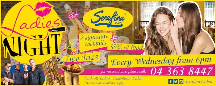 Ladies night at SERAFINA Dunai with live jazz music