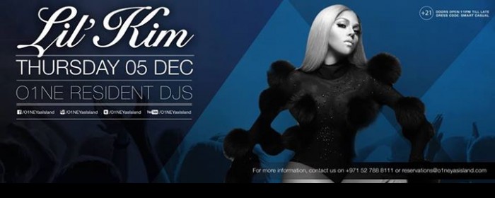 Lil' Kim at O1NE Yas Island Lil' Kim at O1NE Yas Island