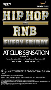 MASSIVE FRIDAYS @ URBAN SENSATION at Sensation Club Crown Plaza