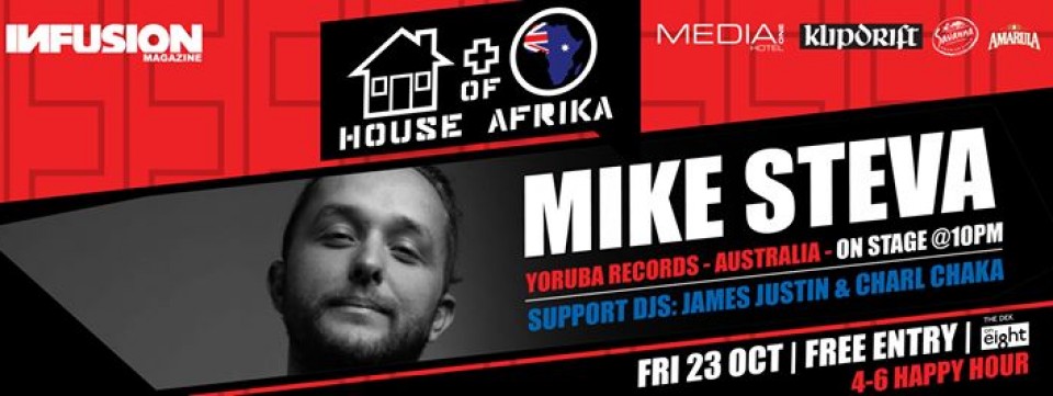 Mike Steva (Yoruba Records, Australia) ☼ DJ Fazzari ☼ Steve Paradise at HOUSEofAFRIKA Mike Steva (Yoruba Records, Australia) ☼ DJ Fazzari ☼ Steve Paradise at HOUSEofAFRIKA
