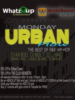 Monday Urban Flow // DJ KA BOO//DJ NEIL T//DJ CHINO//MC J-MIZ & MC TOMMY