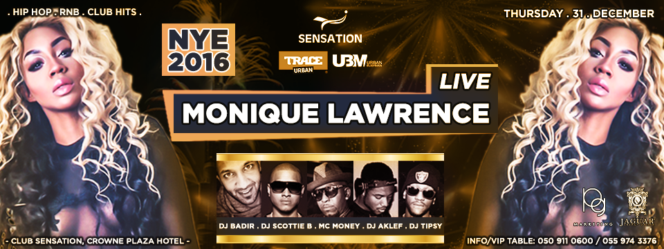 NYE with Monique Lawrence, Sensation Club NYE with Monique Lawrence, Sensation Club