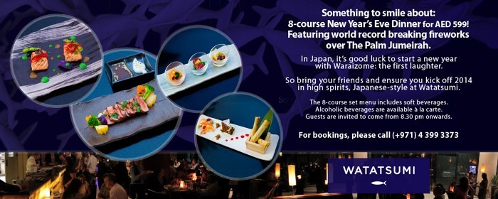 New Years Eve at WATATSUMI Restaurant