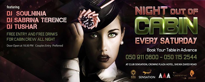 Night Out of Cabin - The Biggest Cabin Crews Party in UAE