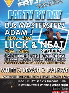 No.1 FRIDAYS OUTDOOR PARTY WITH DJ LUCK AND MC NEAT -7PM TILL 9PM! SHERO AND BROOKLYN -9PM TILL 3AM