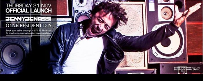O1ne Yas Island Official Launch Party with Benny Benassi