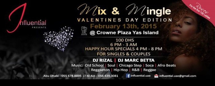 OFFICIAL LAUNCH - Influential presents Mix & Mingle Valentine's Day Edition party. OFFICIAL LAUNCH - Influential presents Mix & Mingle Valentine's Day Edition party.