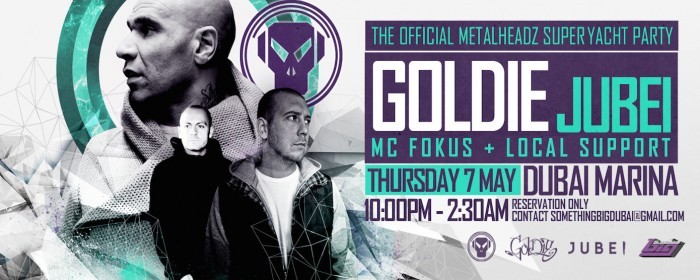 Official Headz Super Yacht Party ft Goldie, Jubei and Mc Fokus Hosted by Something Big