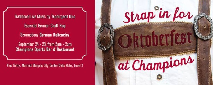 Oktoberfest at Champions!