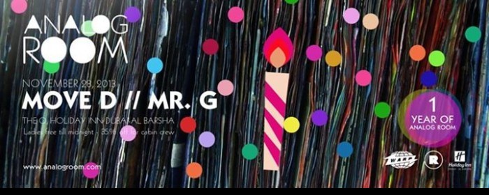 One Year of Analog Room with Move D and Mr. G @ The Q Underground