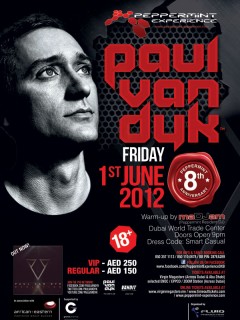 PAUL VAN DYK Peppermint Experience 8th Anniversary