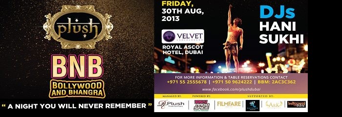 PLUSHfridays "BNB SPECIAL" - 30th August