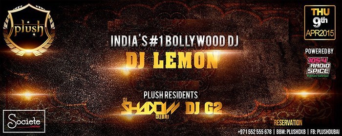 PLUSHthursdays ♥ SOCIETEjumeirah ♥ 9th APRIL PLUSHthursdays ♥ SOCIETEjumeirah ♥ 9th APRIL