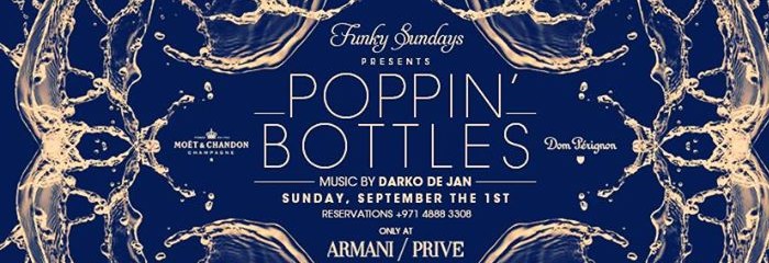 POPPIN'BOTTLES EXCLUSIVE EDITION ONLY AT ARMANI/PRIVÉ POPPIN'BOTTLES EXCLUSIVE EDITION ONLY AT ARMANI/PRIVÉ