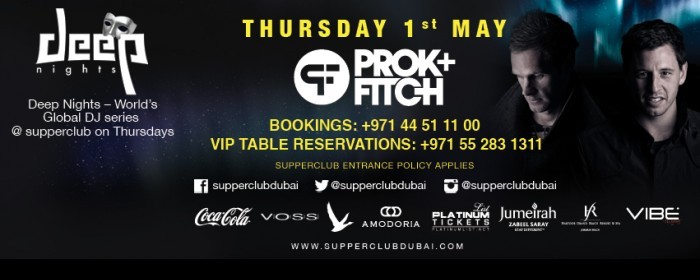 Prok & Fitch @ supperclub