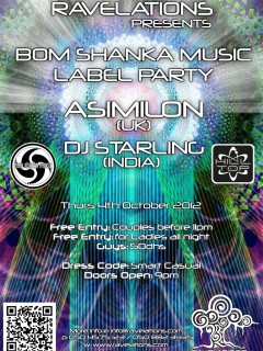 RAVELATIONS in association with HILLTOP Records Presents BOM SHANKA MUSIC Label Party