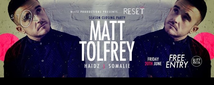 RESET: MATT TOLFREY (Leftroom) RESET: MATT TOLFREY (Leftroom)
