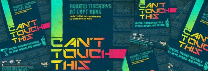 ★REWIND TUESDAY'S★ @ Left Bank, Souk Al Bahar, Dubai