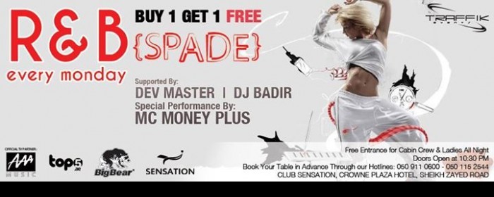 RnB SPADE "EVERY MONDAY" @ Club Sensation