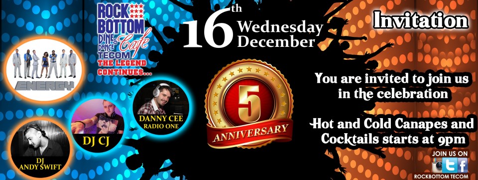 Rock Bottom Tecom 5th Anniversary