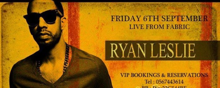 Ryan Leslie Live At Fabric Ryan Leslie Live At Fabric