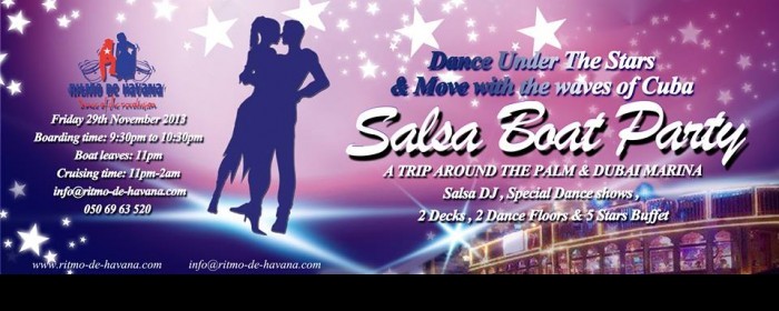 SALSA BOAT PARTY - DANCE UNDER THE STARS SEASON - SALSA BOAT PARTY - DANCE UNDER THE STARS SEASON -