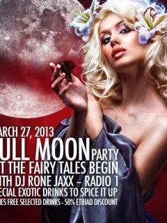 SAX Club: ULN FULL MOON PARTY Feat DJ RONE JAXX (Radio 1) - March 27th (WED)