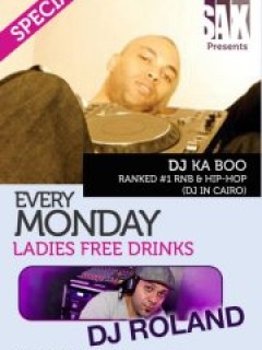 SAX Mondays: Dollhouse LADIES NIGHT feat DJ KA BOO, MC J-MIZ (US) & DJ Roland
