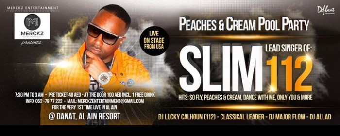 SLIM FROM 112 *** 1ST TIME EVER *** AL AIN'S BIGGEST POOL PARTY