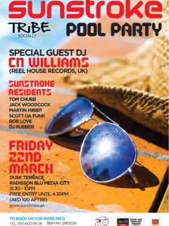 SUNSTROKE TribeFit POOL PARTY with CN Williams (Reel House Records, UK)