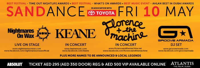 Sandance presents FLORENCE AND THE MACHINE Sandance presents FLORENCE AND THE MACHINE