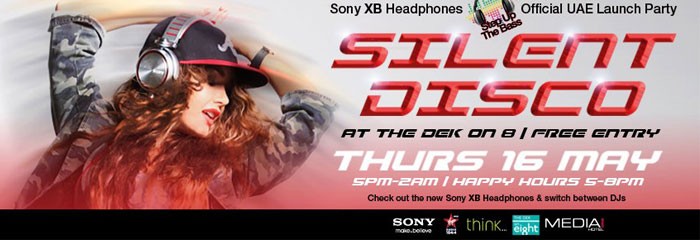 Sony XB SILENT DISCO @ The Dek On 8 ► FREE ENTRY