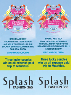 Splash Fashion Show in Dubai Splash Fashion Show in Dubai