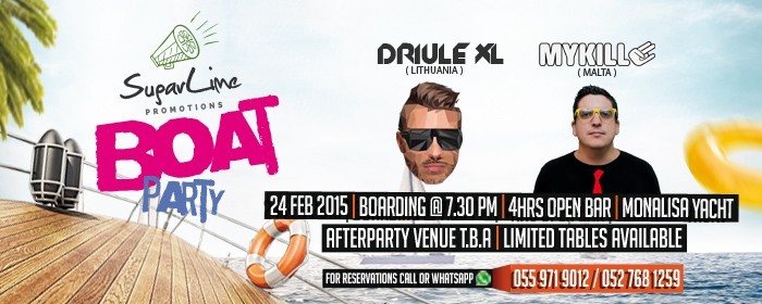 SugarLime Boat Party LAUNCH