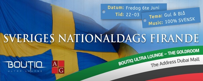 Svenska Nationaldagen Party i Dubai Svenska Nationaldagen Party i Dubai