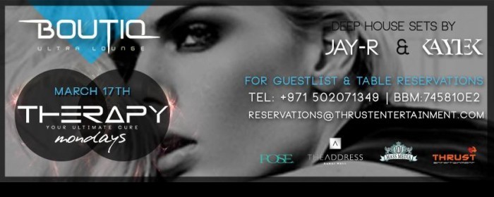 THERAPY @ BOUTIQ WITH KAY TEK & JAY-R THERAPY @ BOUTIQ WITH KAY TEK & JAY-R