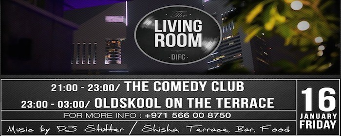 THE LIVING ROOM TERRACE PARTY (JAN 16) THE LIVING ROOM TERRACE PARTY (JAN 16)