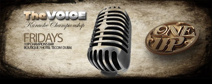 "THE VOICE'' Karaoke competition @ ONE UP BAR "THE VOICE'' Karaoke competition @ ONE UP BAR
