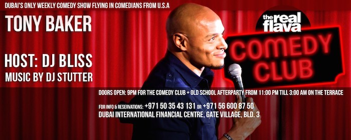 *TONY BAKER @The Real Flava Comedy Club *TONY BAKER @The Real Flava Comedy Club