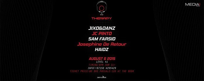 Therapy 6th Aug @ Media One Hotel
