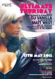 ULTIMATE THURSDAY with DJ VANILLA & SAXOPHONIST MATT WEST!