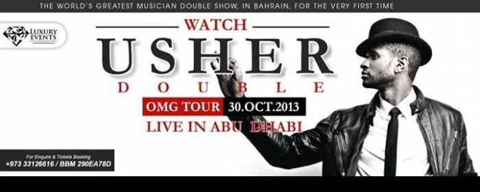 USHER - DOUBLE SHOW WITH OMG TOUR - LIVE IN ABU DHABI !!