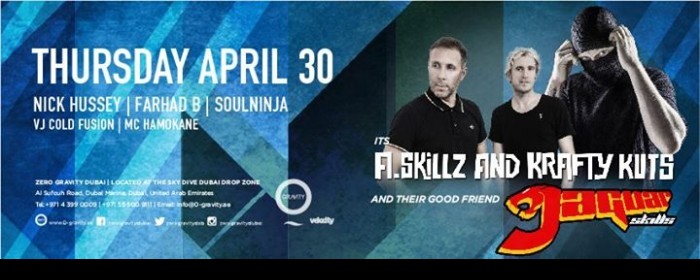 VELOCITY at Zero Gravity – with KRAFTY KUTS, A.SKILLZ and special guest JAGUAR SKILLS VELOCITY at Zero Gravity – with KRAFTY KUTS, A.SKILLZ and special guest JAGUAR SKILLS