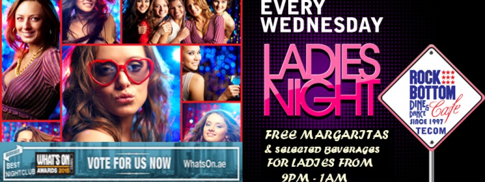 WEDNESDAY:Margarita Wednesdays **Ladies Night** with Jose Cuervo