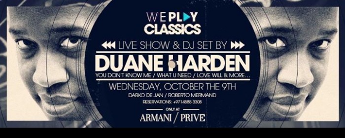 WE PLAY CLASSICS ▽ WEDNESDAY 9TH OCTOBER ▽ DUANE HARDEN/USA !!LIVE!! PERFORMANCE WE PLAY CLASSICS ▽ WEDNESDAY 9TH OCTOBER ▽ DUANE HARDEN/USA !!LIVE!! PERFORMANCE