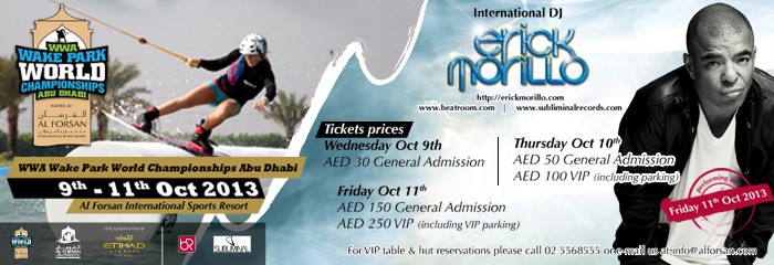 WWA Wake Park World Championship Abu Dhabi