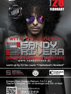 'What Da Funk' Presents....... Sandy Rivera @ Chameleon Club Dubai 'What Da Funk' Presents....... Sandy Rivera @ Chameleon Club Dubai