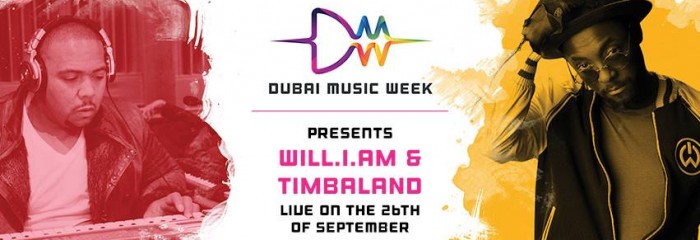 Will.I.Am and Timbaland in Dubai Will.I.Am and Timbaland in Dubai