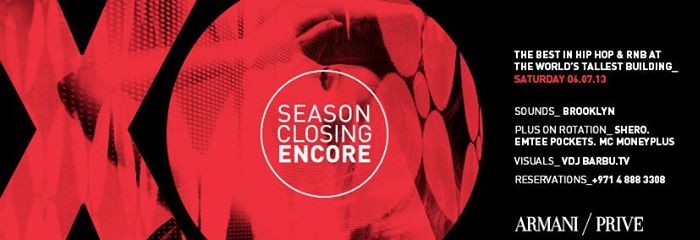 XO Saturdays at Armani/Privé | Season Closing Encore